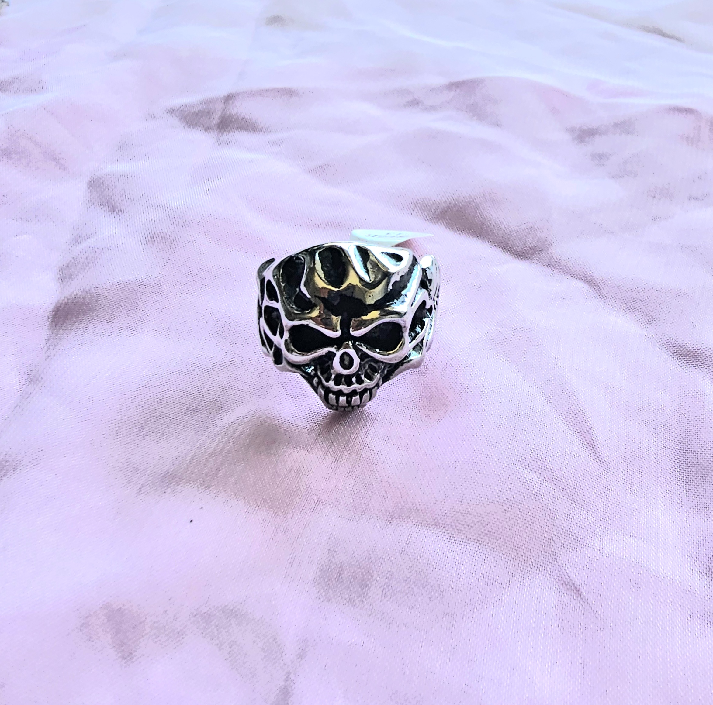 Unisex Biker skull Gothic Ring 4576