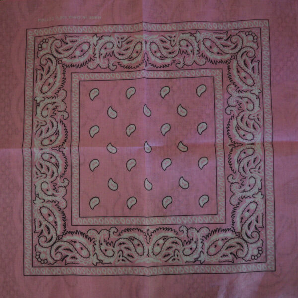 2x "Pink Paisley" Bandanas Free Postage