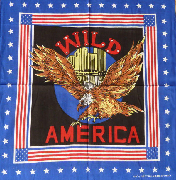 2x "Wild America“ Bandana Free Postage