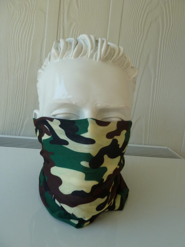 "Camo" Multi neck tube Cycling Bandana Free Post - Image 3