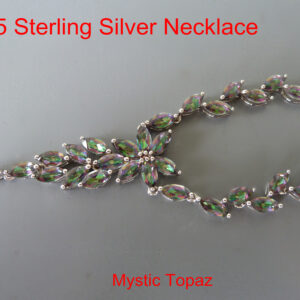 Necklace (Mystic Topaz) Stamped