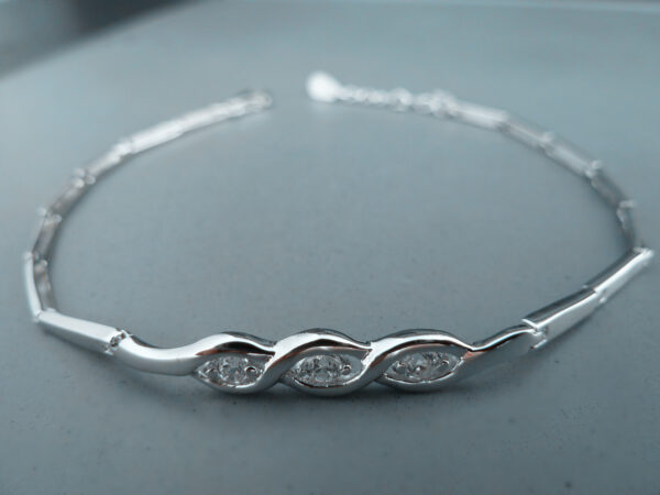 Silver Bracelet(Stamped) - Image 2