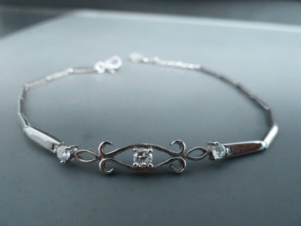 Silver Bracelet (Stamped) - Image 3