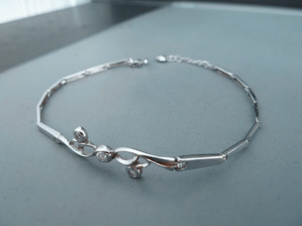 Silver Bracelet(Stamped) - Image 2