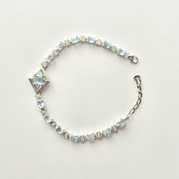Bracelet Blue sapphire(Stamped)