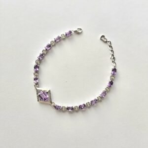 Bracelet Amethyst(Stamped)