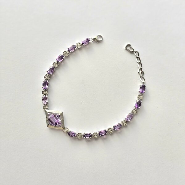 Bracelet Amethyst(Stamped)