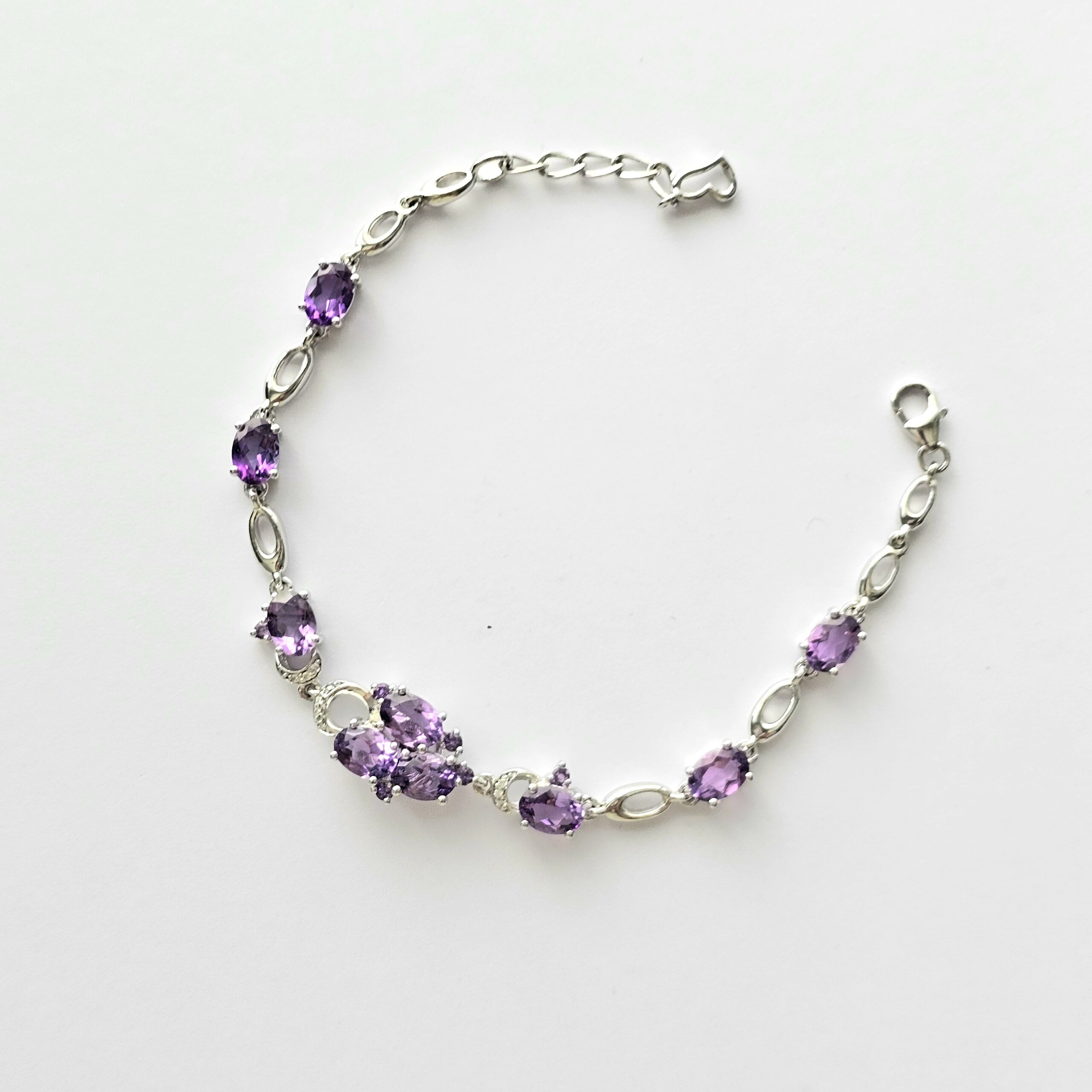 Bracelet Amethyst(Stamped)