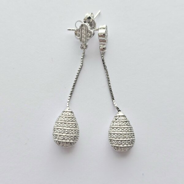 Earrings (Micro-insert)Stamped - Image 2