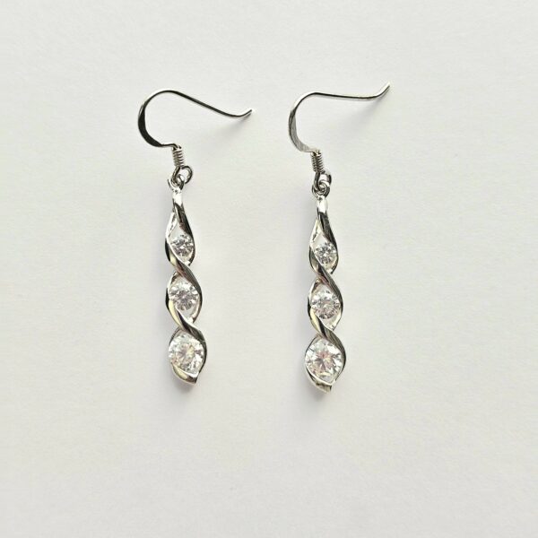 Earrings (CZ Stones)Stamped