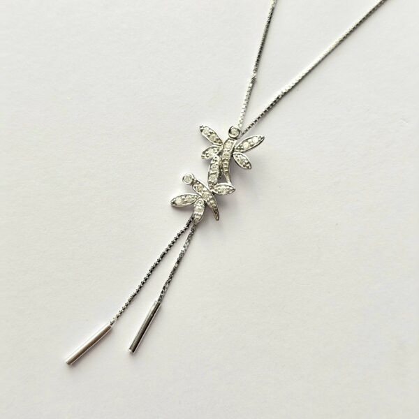 Silver Necklace (Dragonfly) Stamped - Image 2