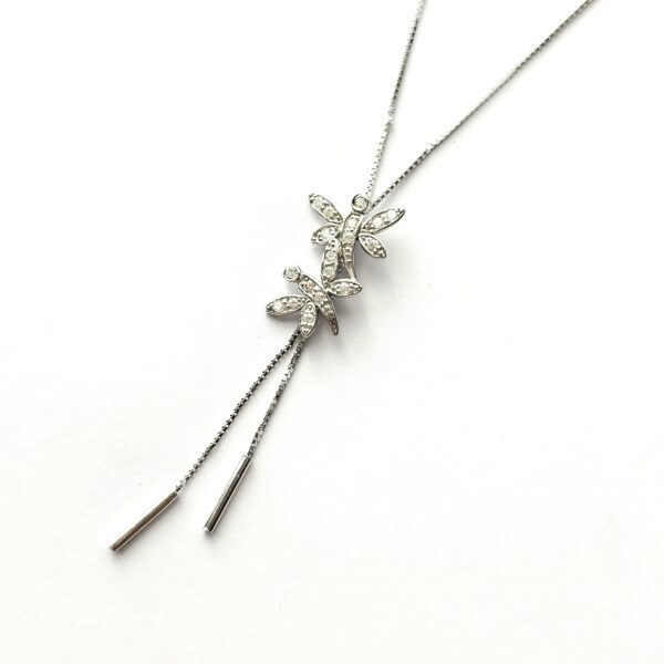 Silver Necklace (Dragonfly) Stamped